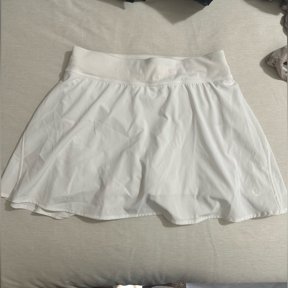 Lululemon White Athletic Skort